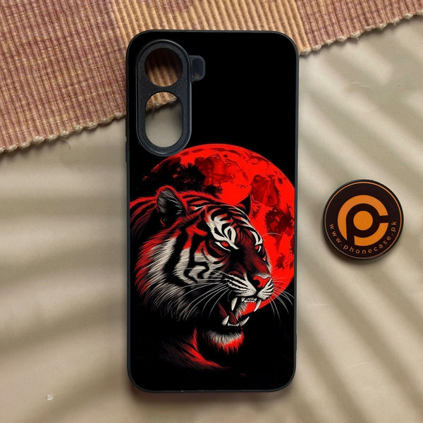 Xiaomi Redmi A7 Pro - Tiger 2.0 Design 8 - Premium Metal Printed Soft Bumper Shock Proof Case