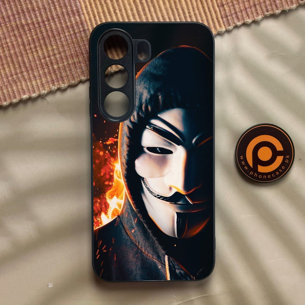 Realme C100i - Anonymous 2.0 Design 6 - Premium Metal Printed Soft Bumper Shock Proof Case