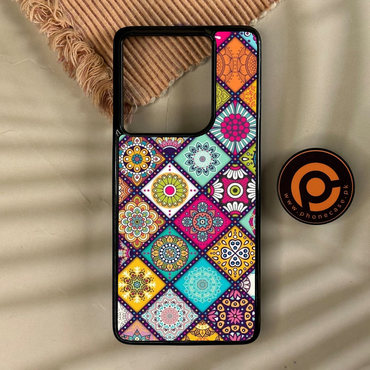 Motorola Edge 2025 - Mandala Art Design - Premium Metal Printed Soft Bumper Shock Proof Case
