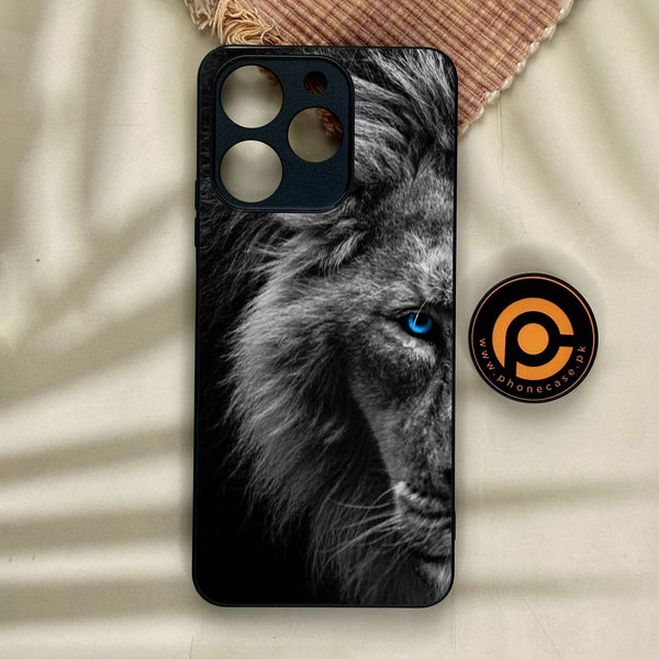 Realme Note 70 - Tiger Design 8 - Premium Metal Printed Soft Bumper Shock Proof Case