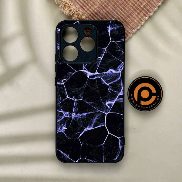 Realme 15T - Black Marble Design 10 - Premium Metal Printed Soft Bumper Shock Proof Case
