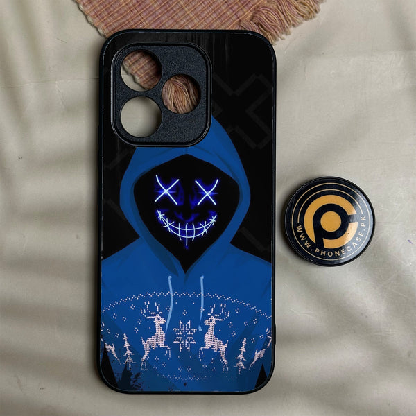 Honor 600 Lite - Anonymous 2.0 Design 9 - Premium Metal Printed Soft Bumper Shock Proof Case