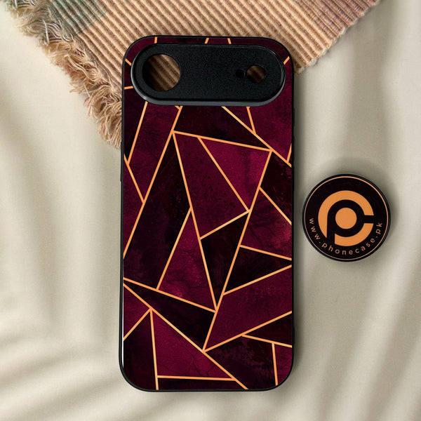 iPhone Air - Geometric Design 7 - Premium Metal Printed Soft Bumper Shock Proof Case