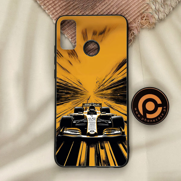 Honor 9X Lite - Formula 1 Design 4 - Premium Metal Printed Soft Bumper Shock Proof Case