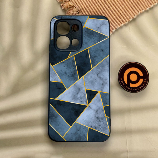Oppo A6 Pro - Geometric Design 3 - Premium Metal Printed Soft Bumper Shock Proof Case