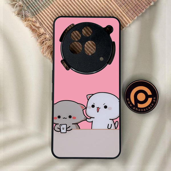 Nothing Phone 3a Pro - Cute Bubu Dudu Design 2 - Premium Metal Printed Soft Bumper Shock Proof Case