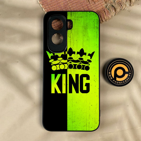 iQoo Z11 - King Design 3 - Premium Metal Printed Soft Bumper Shock Proof Case