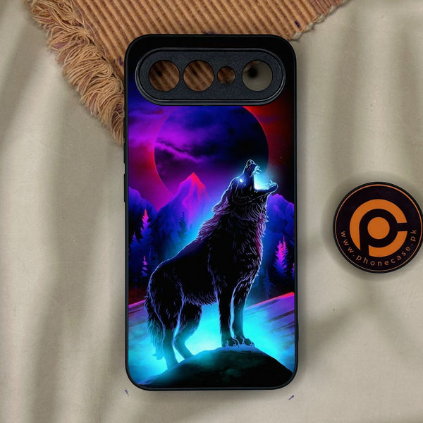 Vivo X300 FE - Wolf Design 2 - Premium Metal Printed Soft Bumper Shock Proof Case
