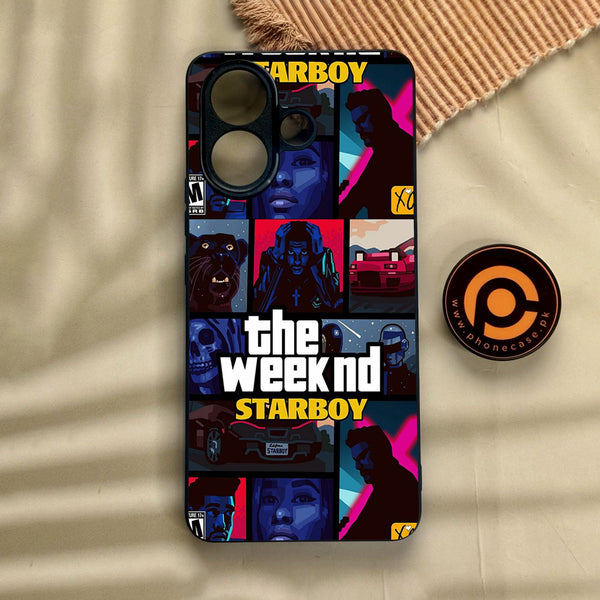 Vivo V60 Lite  - The Weeknd Star Boy - Premium Metal Printed Soft Bumper Shock Proof Case
