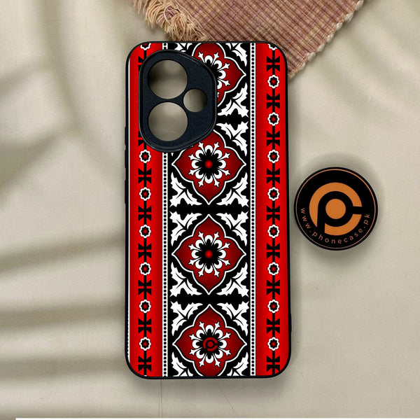 Honor 400 - Ajrak Design 1 - Premium Metal Printed Soft Bumper Shock Proof Case