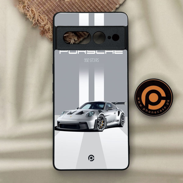 Google Pixel 7 Pro - Porsche Gt3 Rs Thrill - Premium Metal Printed Soft Bumper Shock Proof Case