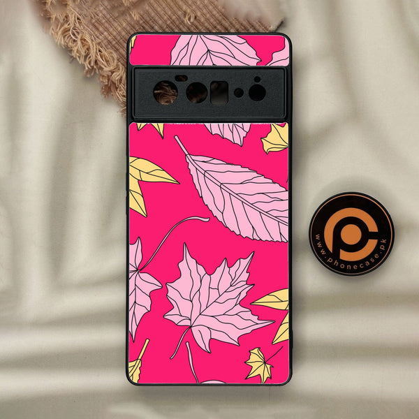 Google Pixel 6 Pro - Floral Series Design 6 - Premium Metal Printed Soft Bumper Shock Proof Case