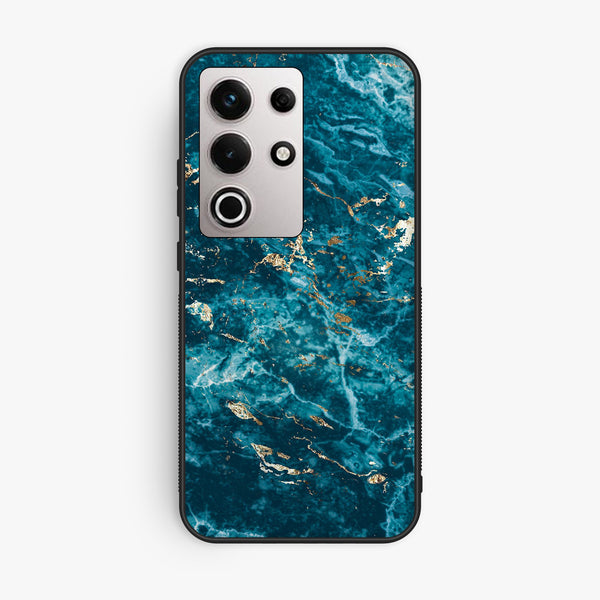 Itel S25 Ultra - Blue 2.0 Design 8 - Premium Metal Printed Soft Bumper Shock Proof Case