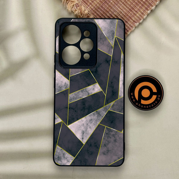 Realme 15 - Geometric Design 2 - Premium Metal Printed Soft Bumper Shock Proof Case