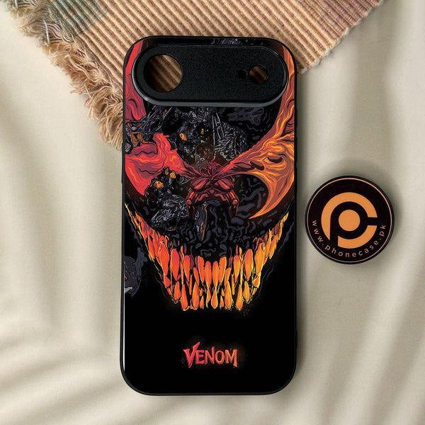 iPhone Air - Venom Case - Premium Metal Printed Soft Bumper Shock Proof Case