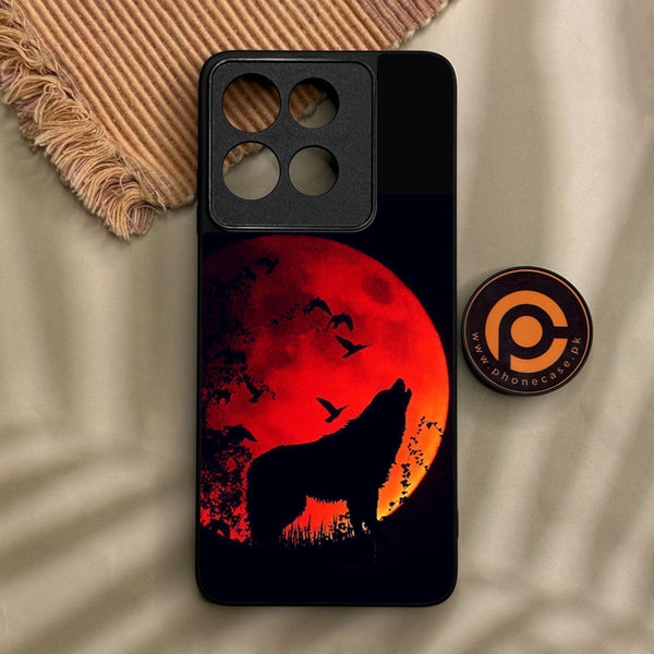 Motorola Moto G56 - Wolf Design 1 - Premium Metal Printed Soft Bumper Shock Proof Case