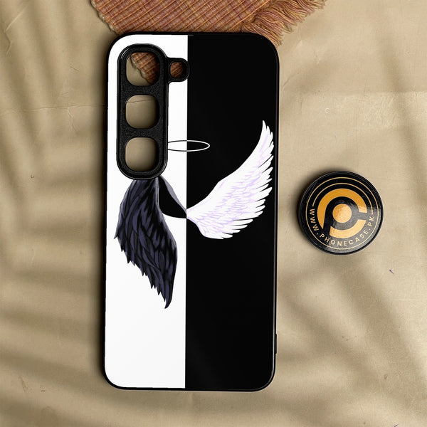 Infinix Hot 70 Pro - Angel 2.0 Design 5 - Premium Metal Printed Soft Bumper Shock Proof Case