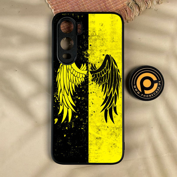 Itel City 200 - Angel 2.0 Design 1 - Premium Metal Printed Soft Bumper Shock Proof Case
