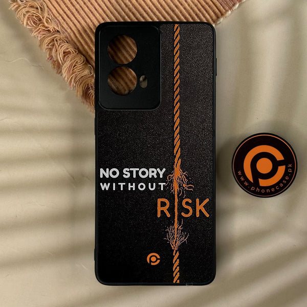 Motorola Edge 2024 - The Risk Taker - Premium Metal Printed Soft Bumper Shock Proof Case