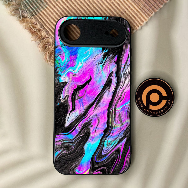 iPhone Air - Cosmic Inferno - Premium Metal Printed Soft Bumper Shock Proof Case