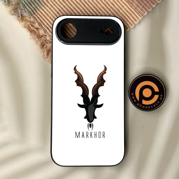 iPhone Air - Markhor Design 2 - Premium Metal Printed Soft Bumper Shock Proof Case