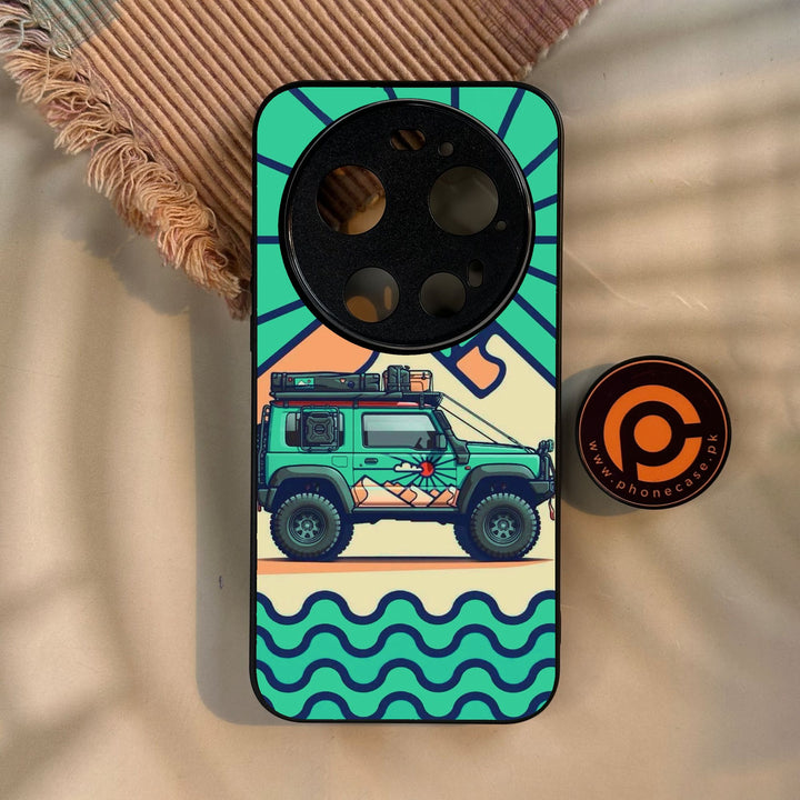 Xiaomi 17 Ultra - Suzuki Jimny Design - Premium Metal Printed Soft Bumper Shock Proof Case
