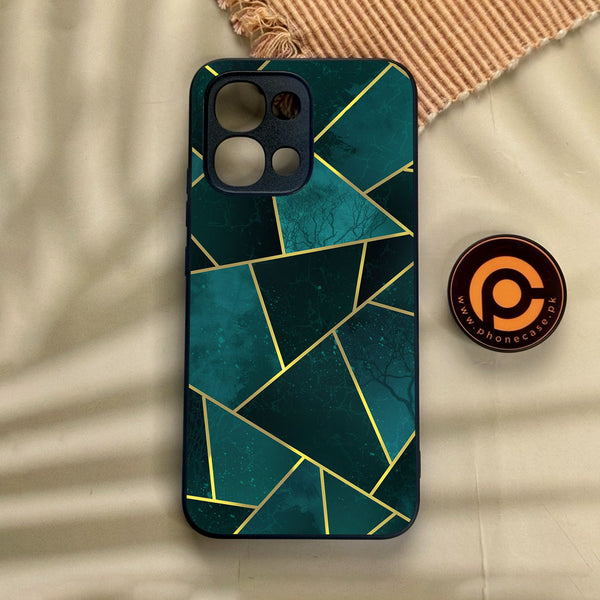 Oppo A6 Pro - Geometric Design 1 - Premium Metal Printed Soft Bumper Shock Proof Case
