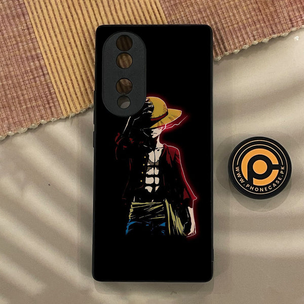 Huawei Honor 70 - Anime Series Design 5 - Premium Metal Printed Soft Bumper Shock Proof Case