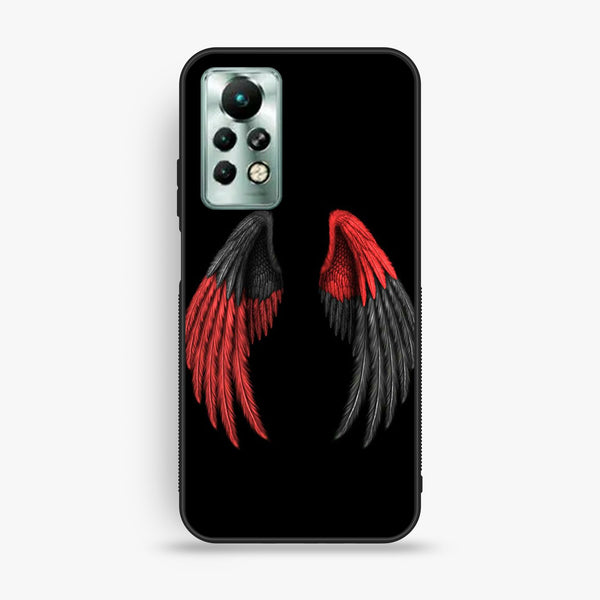 Infinix Note 11 Pro - Angel Wings Design 7 - Premium Metal Printed Soft Bumper Shock Proof Case