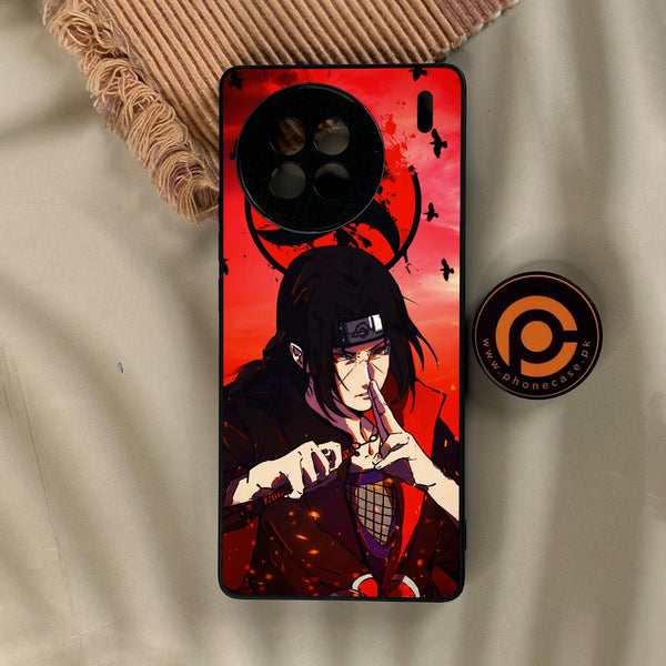 Vivo X90s - Uchiha Itachi - Premium Metal Printed Soft Bumper Shock Proof Case