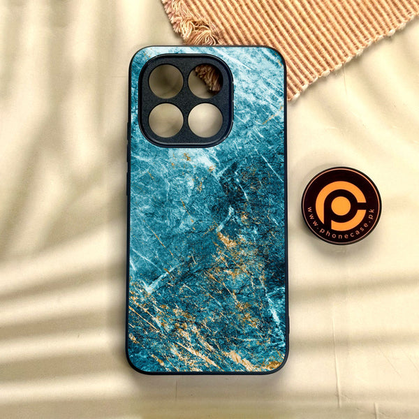 Xiaomi 15T - Blue 2.0 Design 10 - Premium Metal Printed Soft Bumper Shock Proof Case