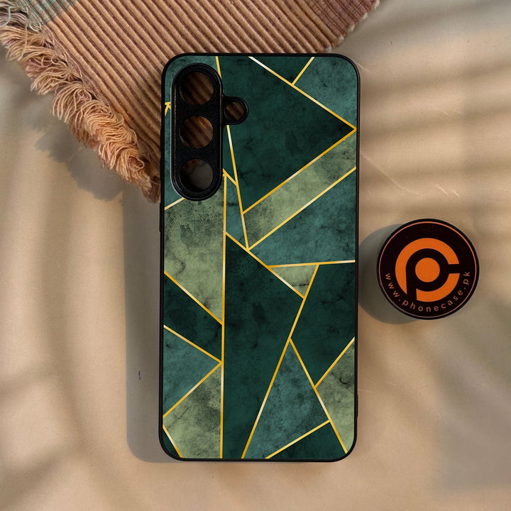 Galaxy S25 Plus - Geometric Design 5 - Premium Metal Printed Soft Bumper Shock Proof Case