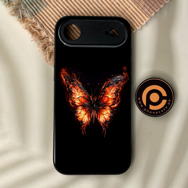 iPhone Air - Butterflies Design 5 - Premium Metal Printed Soft Bumper Shock Proof Case