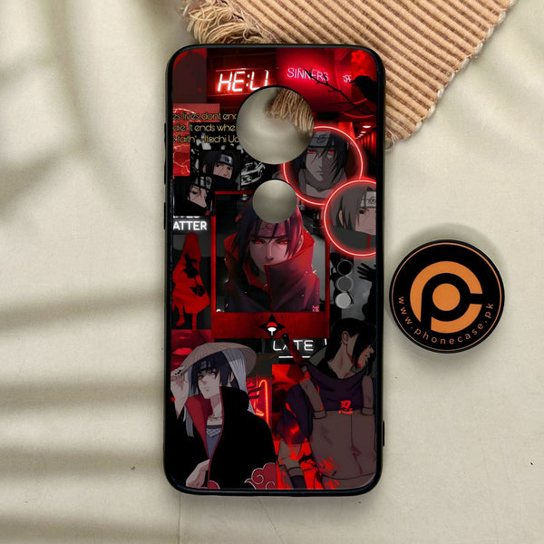 Motorola Moto G7 - Itachi Aesthetic - Premium Metal Printed Soft Bumper Shock Proof Case