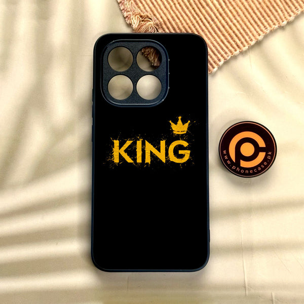 Xiaomi 15T - King Design 2 - Premium Metal Printed Soft Bumper Shock Proof Case