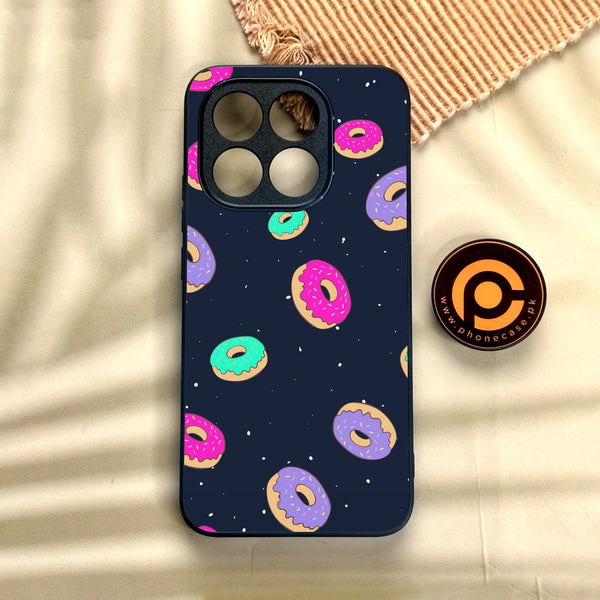 Xiaomi 15T - Colorful Donuts - Premium Metal Printed Soft Bumper Shock Proof Case
