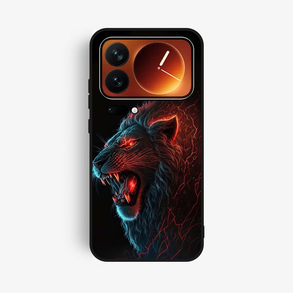 Xiaomi 17 Pro Max - Tiger 2.0 Design 6 - Premium Metal Printed Soft Bumper Shock Proof Case
