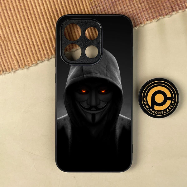 Oppo Reno 16 Pro - Anonymous 2.0 Design 4 - Premium Metal Printed Soft Bumper Shock Proof Case