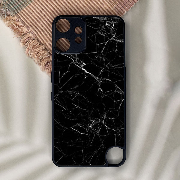 Nothing CMF Phone 2 Pro - Black Marble Design 1 - Premium Metal Printed Soft Bumper Shock Proof Case