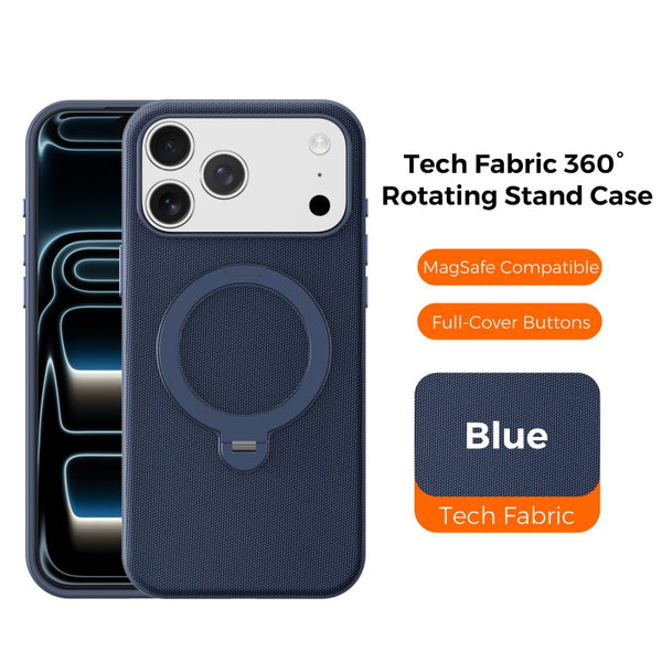 iPhone 17 Pro Max /18 Pro Max - Tactile Rotix 360° Magnetic Ring Stand Holder Protective Case