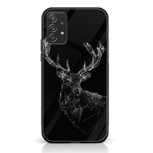 Samsung Galaxy A13 - Markhor Design 4- Premium Printed Glass soft Bumper shock Proof Case CS-13630