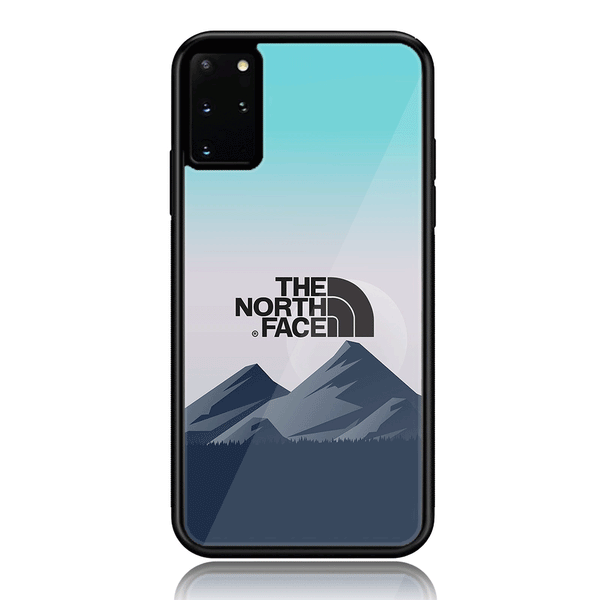 Galaxy S20 Plus - The North Face Design 4 - Premium Metal  Printed soft Bumper shock Proof Case CS-28725