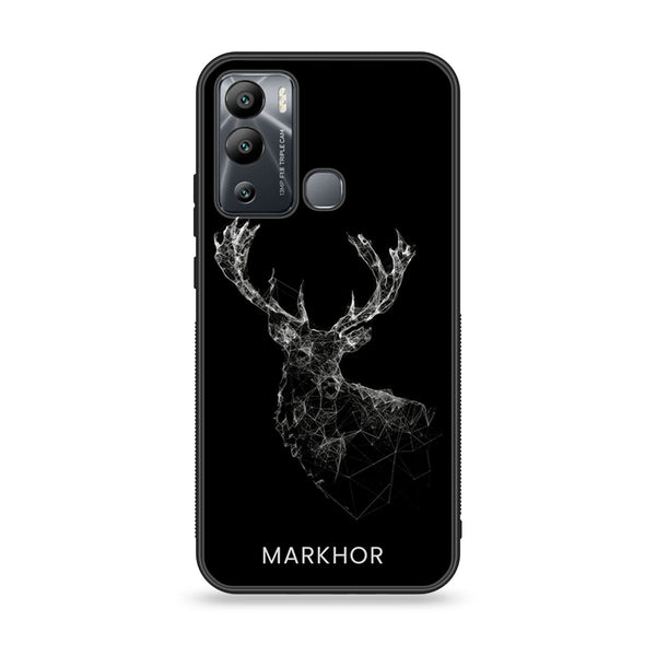 Infinix Hot 12 Play - Markhor Design 4 - Premium Printed Glass soft Bumper shock Proof Case CS-19929