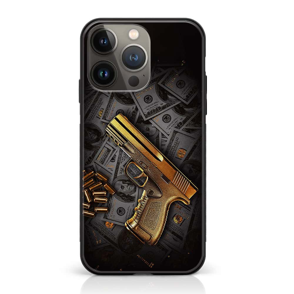 iPhone 12 Pro - Dollar Series - Premium Metal Printed soft Bumper shock Proof Case