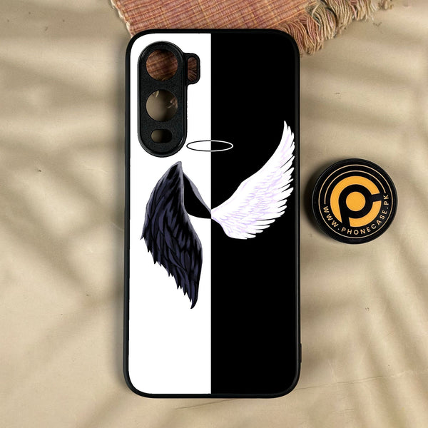 Itel City 200 - Angel 2.0 Design 5 - Premium Metal Printed Soft Bumper Shock Proof Case