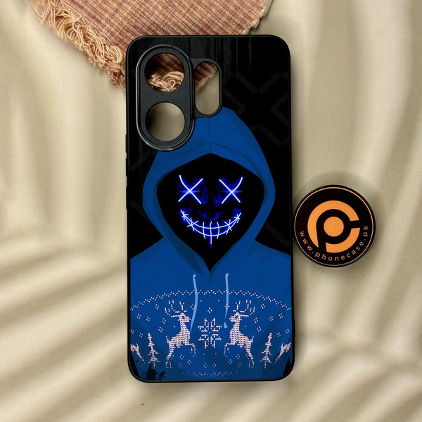 Vivo V60 - Anonymous 2.0 Design 9 - Premium Metal Printed Soft Bumper Shock Proof Case