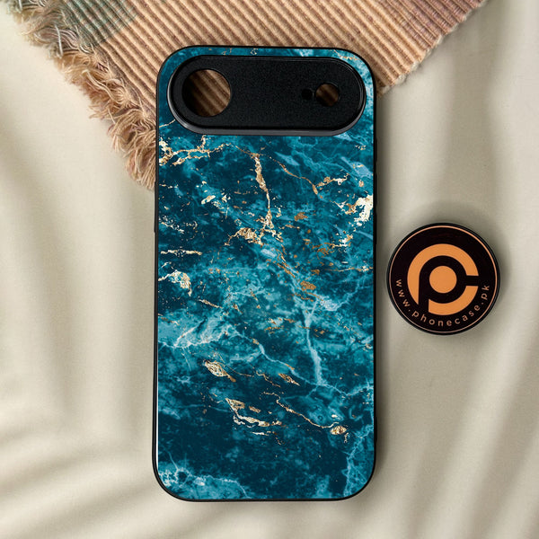 iPhone Air - Blue 2.0 Design 8 - Premium Metal Printed Soft Bumper Shock Proof Case