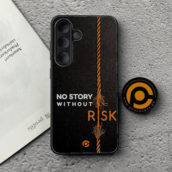 Samsung Galaxy S25 - The Risk Taker - Premium Metal Printed Soft Bumper Shock Proof Case