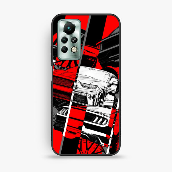 Infinix Note 11 Pro - Racing Series 2.0 Design 6 - Premium Metal Printed Soft Bumper Shock Proof Case