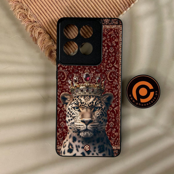 Motorola Moto G86 - Leopard - Premium Metal Printed Soft Bumper Shock Proof Case